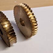 worn gearbox wheel